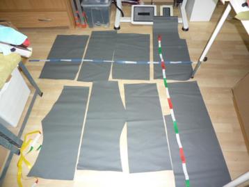 8 x grijs A kwaliteit soepel echt leer rundleer beschikbaar voor biedingen