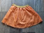 Oranje glitter rokje maat 128/134, Ophalen of Verzenden, Zo goed als nieuw, Meisje, Overige typen