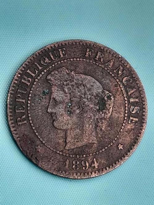 Franse 5 Centimes 1894, Postzegels en Munten, Munten | Nederland, Losse munt, 5 cent, Ophalen of Verzenden