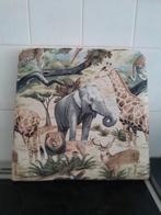 Afrikaanse dierenprint, Gebruikt, Overige kleuren, Ophalen of Verzenden, Stof