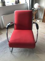 Gispen fauteuil 401, Huis en Inrichting, Fauteuils, Ophalen, Gebruikt, 75 tot 100 cm, Metaal
