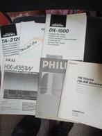 Gebruiksaanwijzing akai, soy, canon, onkyo - -sony stereo re, Ophalen of Verzenden, Zo goed als nieuw