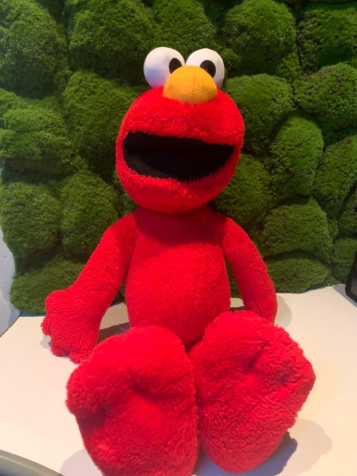 Grote elmo knuffel sesame street., Kinderen en Baby's, Speelgoed | Knuffels en Pluche, Zo goed als nieuw, Overige typen, Ophalen of Verzenden