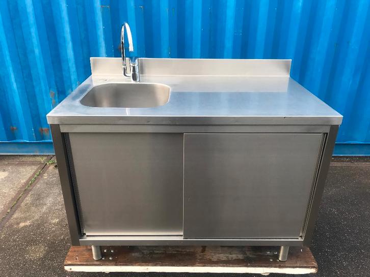 RVS Spoeltafel | Spoelbak Links | 120x70x90 cm, Huis en Inrichting, Keuken | Keukenelementen, Minder dan 100 cm, 50 tot 100 cm