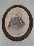 Aquarel van E.W. van Vegchel, Antiek en Kunst, Kunst | Etsen en Gravures, Ophalen