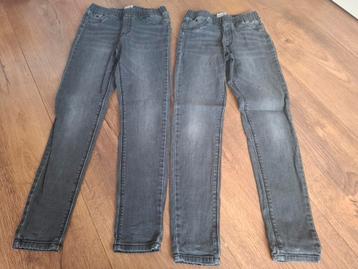 Tweeling meisjes treggings jeans van Noppies maat 140 beschikbaar voor biedingen