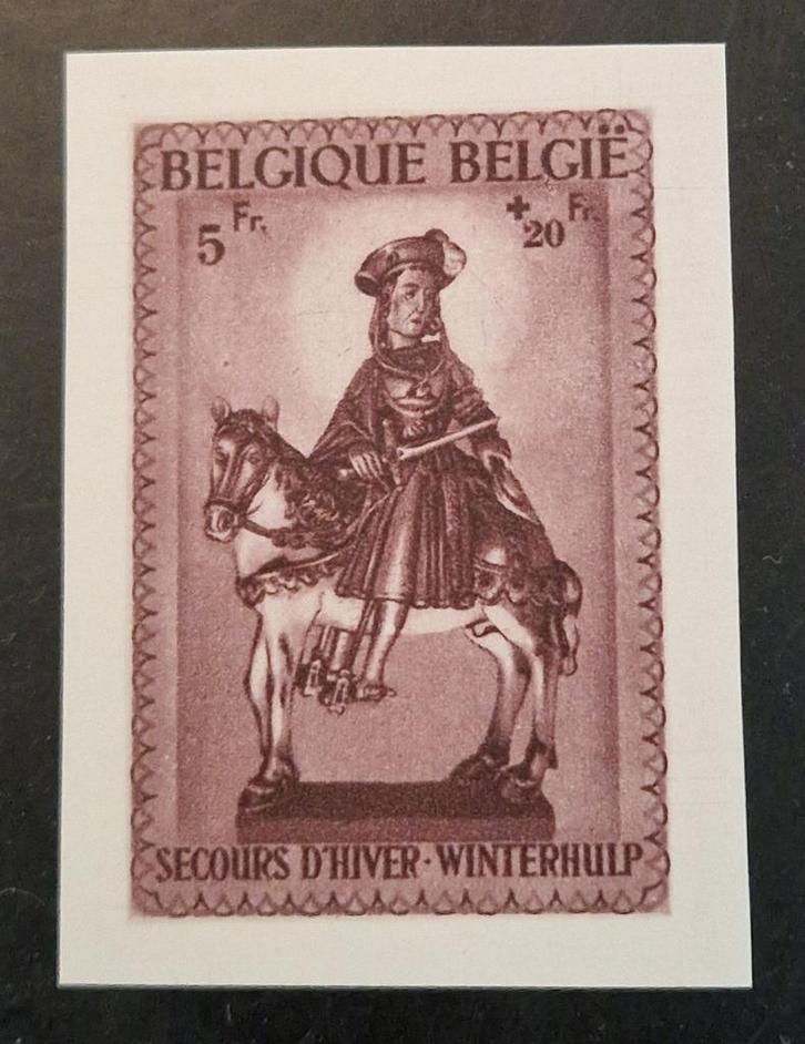 Belgie 1941 - OBP 592B - Sint-Maarten, Postzegels en Munten, Postzegels | Europa | België, Postfris, Frankeerzegel, Overig, Postfris