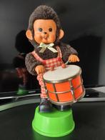 Vintage monchichi aap met trommel, Antiek en Kunst, Antiek | Speelgoed, Ophalen of Verzenden