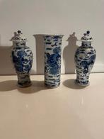 Chinees aardewerk Vazen 3 delig kaststel, Antiek en Kunst, Ophalen