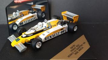 Renault Re22 Turbo Arnoux Monaco f1 1:43 Quartzo Pol  beschikbaar voor biedingen