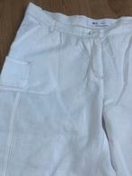 Toni dress sport witte linnen broek comfort fit 42, Wit, Maat 42/44 (L), Ophalen of Verzenden, Lang