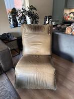 Elektrisch verstelbare ligstoel met accu, Huis en Inrichting, Fauteuils, Gebruikt, 100 tot 125 cm, Ophalen of Verzenden, Stof