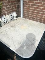 Marmeren Buitentafel met Naaimachine Onderstel, Antiek en Kunst, Antiek | Naaimachines, Ophalen