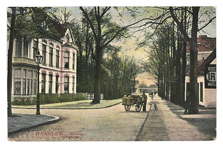 976754 Haarlem Zijlweg NH 1907 Gelopen met postzegel, Verzamelen, Ansichtkaarten | Nederland, Gelopen, Noord-Holland, Voor 1920