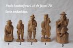 Polen, 5 houten beelden, 5 ambachten., Ophalen of Verzenden