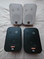JBL Control 1X Speakers en JBL Control 1 pro WH - Set van 4, Audio, Tv en Foto, Luidsprekers, Ophalen, Gebruikt, JBL, Minder dan 60 watt
