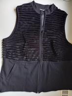 Frank Walder zachte zwarte bodywarmer, maat 48, Kleding | Dames, Bodywarmers, Verzenden, Zwart, Maat 46/48 (XL) of groter, Zo goed als nieuw