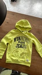 Mooie neon gele hoody van Vingino maat 152, Ophalen of Verzenden, Zo goed als nieuw, Jongen, Trui of Vest