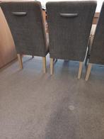 Te Koop stoelen/eetkamerstoelen, Huis en Inrichting, Stoelen, Ophalen, Hout, Gebruikt, Vier