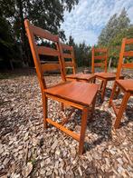 Grenen/ eetkamerstoel/ stoelen/ stoel, Huis en Inrichting, Stoelen, Ophalen, Bruin, Vier, Hout