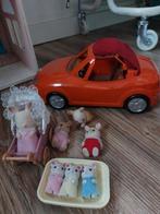 Sylvanian families auto kinderwagen en poppetjes, Ophalen, Gebruikt, Toebehoren