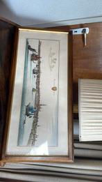 Rotterdam schilderij CASPAR MERIAN 1659 inclusief lijst, Ophalen of Verzenden