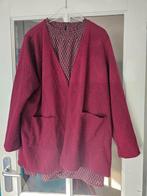 Leuke dames  set top en vest maat 52 bordeaux rood, Kleding | Dames, Grote Maten, Ophalen of Verzenden, Zo goed als nieuw, Rood