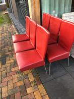 Nette eetkamerstoelen, Huis en Inrichting, Stoelen, Ophalen, Leer, Zo goed als nieuw, Vier