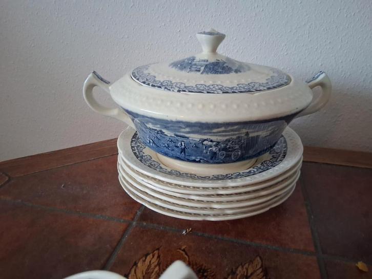 Servies, Antiek en Kunst, Antiek | Servies compleet, Ophalen