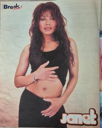 Mooie poster JANET JACKSON (BREAK OUT) beschikbaar voor biedingen