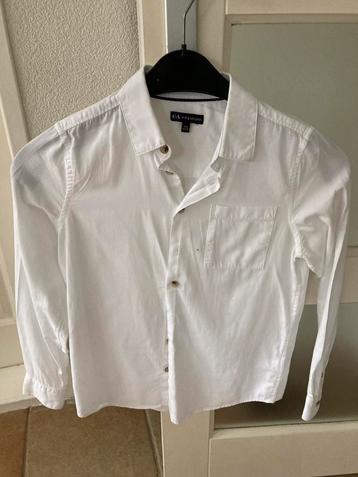 Wit overhemd C en A in maat 146 beschikbaar voor biedingen