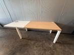 Bureautafel Lichteiken Melamine, Huis en Inrichting, Bureaus, Ophalen, In hoogte verstelbaar, Gebruikt, Bureau