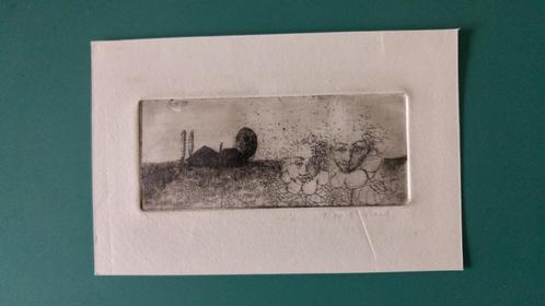 Zeer bijzondere ets van Albert van der Weide., Antiek en Kunst, Kunst | Etsen en Gravures, Ophalen of Verzenden