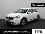 Kia Niro 1.6 GDi Hybrid DynamicLine | HALF LEDER INTERIEUR |, Auto's, Kia, Euro 6, Leder en Stof, Wit, Origineel Nederlands