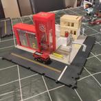 Matchbox City Fire Station met licht en geluid, Ophalen of Verzenden, Gebruikt