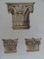 Lithos Pilaster kapitelen en versiering G. Severeyns Brussel, Antiek en Kunst, Verzenden