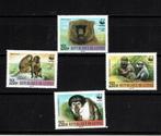 guinee 2001 pf wwf serie apen zoogdieren wildlife, Ophalen of Verzenden, Postfris, Dier of Natuur