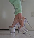 Glitter Pleaser paaldans hakken high heels sandaal, Kleding | Dames, Schoenen, Verzenden, Zo goed als nieuw, Roze, Dansschoenen