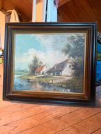 Schilderij J.H. Miller, Antiek en Kunst, Kunst | Schilderijen | Klassiek, Ophalen