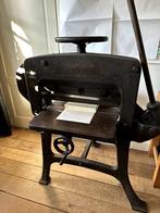 Karl Krause snijmachine / stapelsnijder Boekbinden, Ophalen