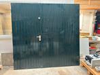 Set hardhouten garage deuren, Doe-het-zelf en Verbouw, Deurkozijn, 150 tot 225 cm, Zo goed als nieuw, Hout
