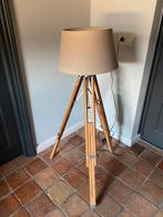 Riviera Maison schemerlamp incl 2 lampenkappen (hangend), Landelijke stijl met linnen kap, 100 tot 150 cm, Ophalen of Verzenden