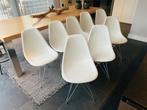 Vitra Eames DSR 8 stoel met verchroomd onderstel + Tafel, Huis en Inrichting, Ophalen, Gebruikt, Metaal