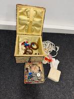Vintage Naaidoos met Inhoud, Ophalen of Verzenden, Gebruikt, Overige typen