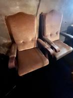 Vintage fauteuils (set van 2), Huis en Inrichting, Fauteuils, Ophalen, Gebruikt, Minder dan 75 cm, 50 tot 75 cm