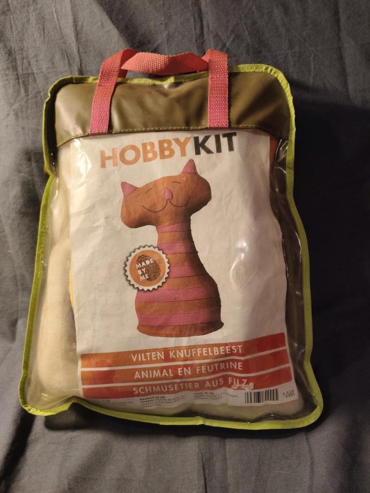 Hobbykit Hema - Vilten knuffelbeest, Hobby en Vrije tijd, Vilt, Gebruikt, Figuurtje(s), Wolvilt, Ophalen of Verzenden