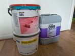Eurocol 099, Akkit 301 en Knauf stuc-primer, Doe-het-zelf en Verbouw, Gebruikt, Wit, Ophalen of Verzenden, Verf