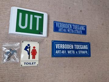Diverse Aanduidingsborden / gekkigheid beschikbaar voor biedingen