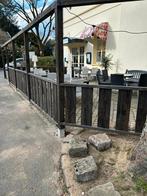 Douglas houten hekwerk, balustrade, raster, poort,afsluiting, Ophalen, Nieuw, Hout, Tuinhek