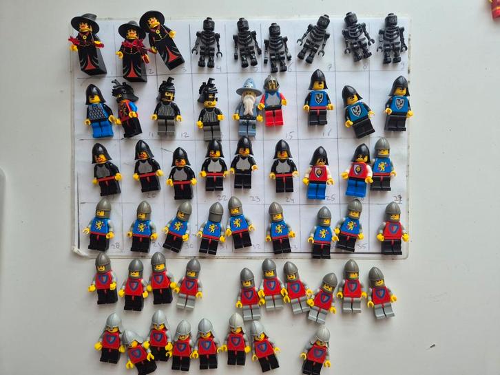 Lego div ridder era skelet vintage poppetjes lion heks, Kinderen en Baby's, Speelgoed | Duplo en Lego, Zo goed als nieuw, Ophalen of Verzenden